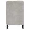 Mueble zapatero madera contrachapada gris hormigón 102x36x60 cm 4