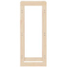 Estante para leña madera maciza de pino 41x25x100 cm 5