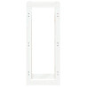 Estante para leña madera maciza de pino blanco 41x25x100 cm 5