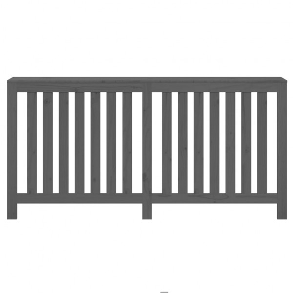 Cobertura de radiador 169x19x84 cm pinho maciço cinza M 5