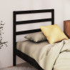 Cabecero de cama madera maciza de pino negro 95x4x100 cm 1