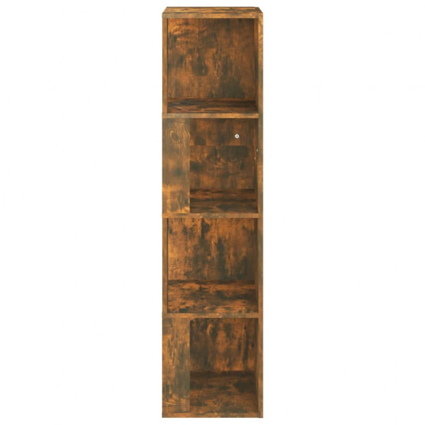 Mueble esquina madera contrachapada roble ahumado 33x33x132 cm M 3