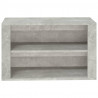 Mueble zapatero madera contrachapada gris hormigón 75x35x45 cm 5