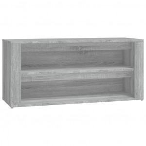 Sapateira 100x35x45 cm derivados de madeira sonoma cinza H