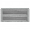 Sapateira 100x35x45 cm derivados de madeira sonoma cinza 5