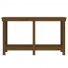 Banco de trabajo madera maciza de pino marrón miel 140x50x80 cm 1