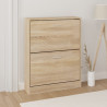 Mueble zapatero madera contrachapada roble 59x17x81 cm 1