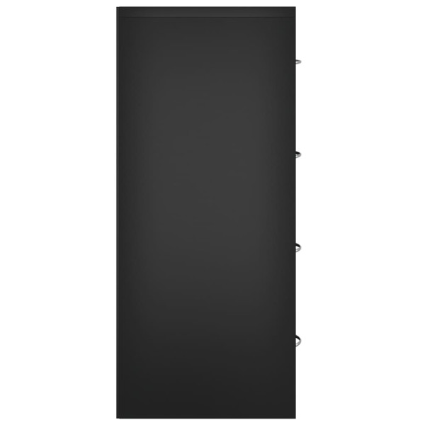 Aparador com 4 gavetas 60x30.5x71 cm preto M 5
