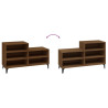 Mueble zapatero madera contrachapada roble marrón 102x36x60 cm 5
