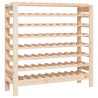 Botellero madera maciza de pino 109.5x30x107.5 cm 2