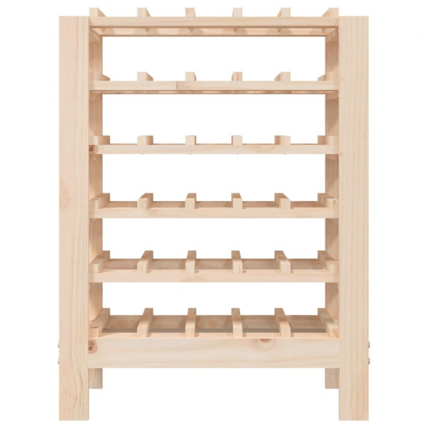 Botellero madera maciza de pino 65x29x112 cm M 5