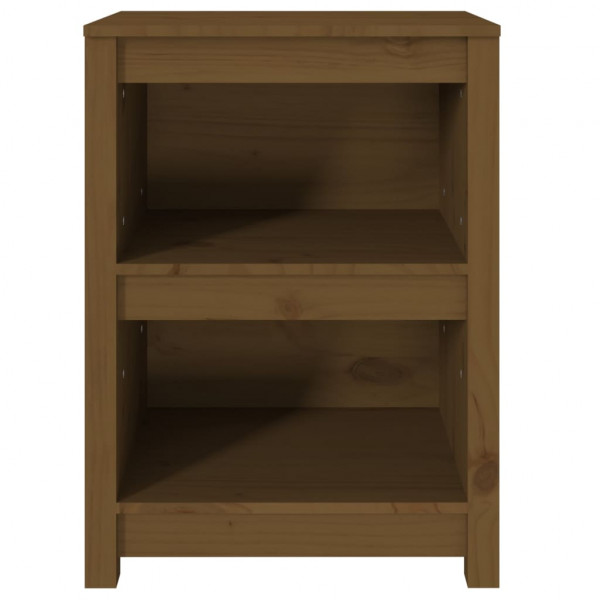 Estantería madera maciza de pino marrón miel 50x35x68 cm M 5