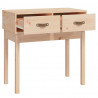 Mesa consola madera maciza de pino 76.5x40x75 cm 4