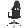 Silla gaming tela verde claro y negro 5