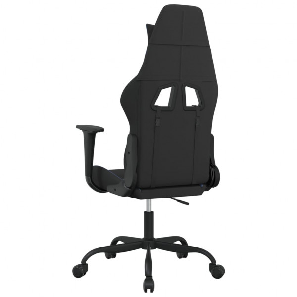 Silla gaming tela negro y azul M 5