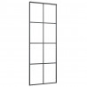 Puerta corredera con set herrajes vidrio ESG aluminio 76x205 cm 4