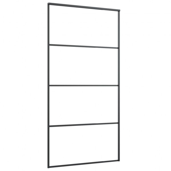 Puerta corredera set herrajes vidrio ESG aluminio 102.5x205 cm M 4