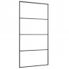 Puerta corredera set herrajes vidrio ESG aluminio 102.5x205 cm 4