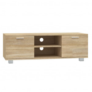 Mueble para TV madera contrachapada roble Sonoma 120x40.5x35 cm H