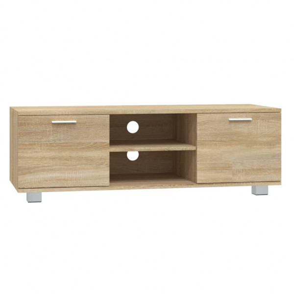 Mueble para TV madera contrachapada roble Sonoma 120x40.5x35 cm M 2