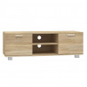 Mueble para TV madera contrachapada roble Sonoma 120x40.5x35 cm 2