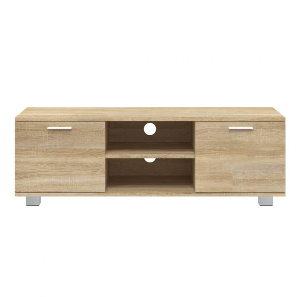 Mueble para TV madera contrachapada roble Sonoma 120x40.5x35 cm M 4