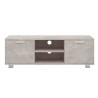 Mueble para TV madera contrachapada gris hormigón 120x40.5x35cm 4