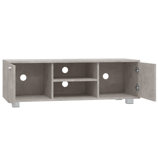 Mueble para TV madera contrachapada gris hormigón 120x40.5x35cm M 5