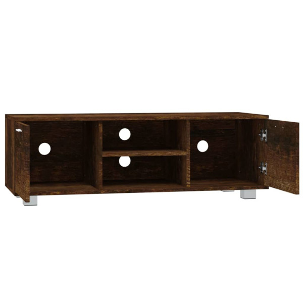 Mueble para TV madera contrachapada roble ahumado 120x40.5x35cm M 5