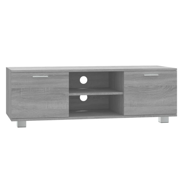 Mueble de TV madera contrachapada gris Sonoma 120x40.5x35 cm M 2