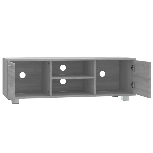 Mueble de TV madera contrachapada gris Sonoma 120x40.5x35 cm M 5