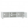 Mueble para TV madera contrachapada blanco 120x40.5x35 cm 5