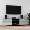 Mueble de TV madera contrachapada gris Sonoma 140x40.5x35 cm 1