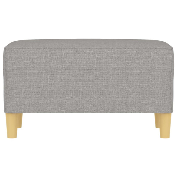 Banco 70x35x41 cm tecido cinzento-claro M 3