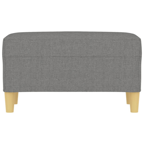 Banco 70x35x41 cm tecido cinzento-escuro M 3