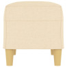 Banco de tela color crema 70x35x41 cm 4