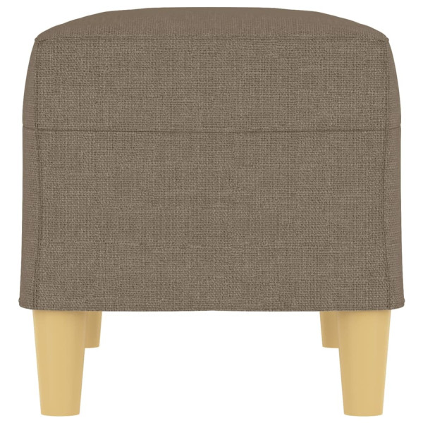 Banco de tela gris taupe 70x35x41 cm M 4