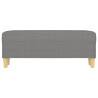Banco 100x35x41 cm tecido cinza-escuro 3