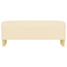 Banco 100x35x41 cm tecido cor creme 3