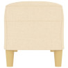 Banco de tela color crema 100x35x41 cm 4