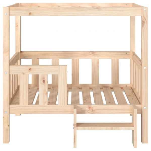 Cama para perros madera maciza de pino 95.5x73.5x90 cm M 5