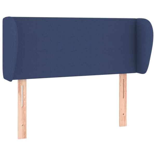 Cabecero de tela azul 83x23x78/88 cm M 2