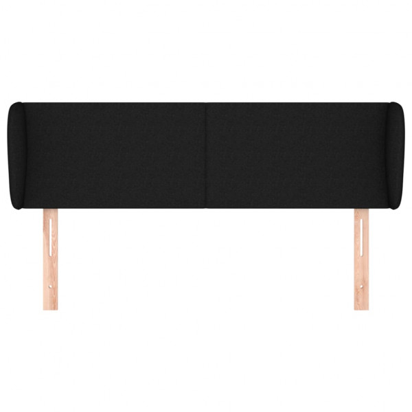 Cabecero de tela negro 147x23x78/88 cm M 3