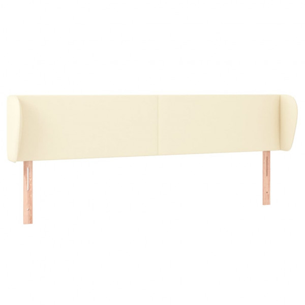 Cabeça de couro sintético de cor creme 163x23x78/88 cm M 2