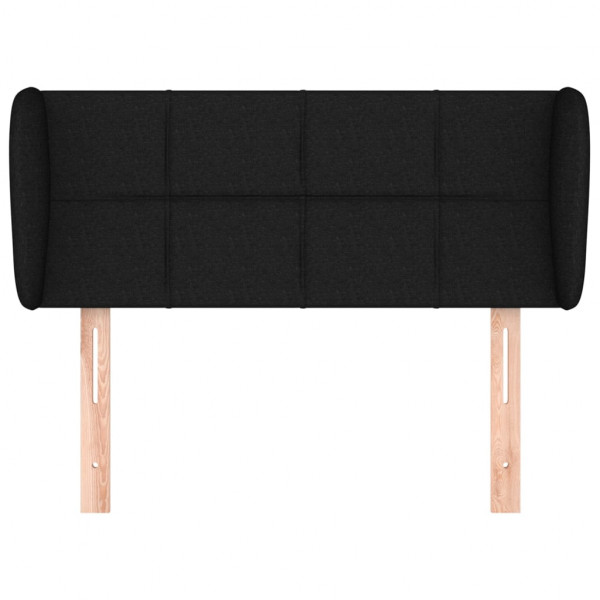 Cabecero de tela negro 93x23x78/88 cm M 3