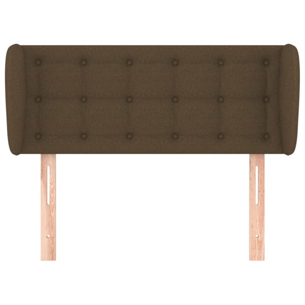 Cabecero de tela gris oscuro 93x23x78/88 cm M 3