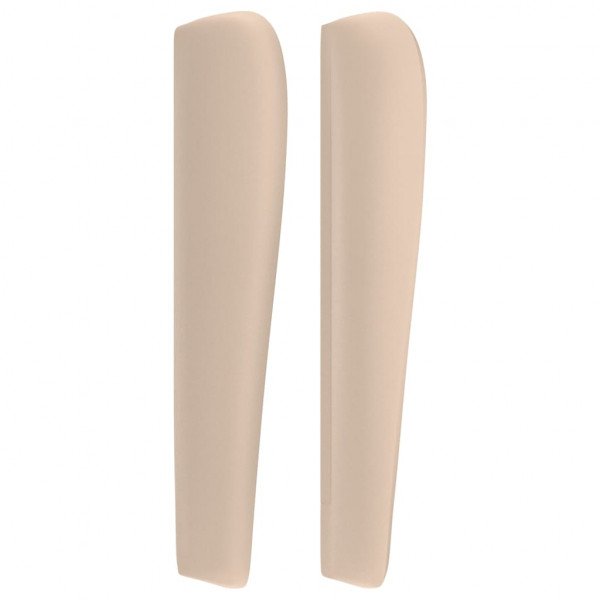 Cabecero con orejas cuero sintético capuchino 103x23x118/128 cm M 4