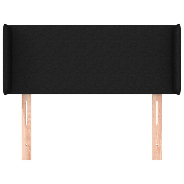 Cabecero de tela negro 83x16x78/88 cm M 3