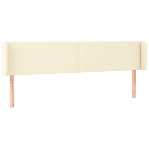 Cabeça de couro sintético de cor creme 163x16x78/88 cm M 2