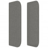 Cabecero de tela gris oscuro 83x16x78/88 cm 4